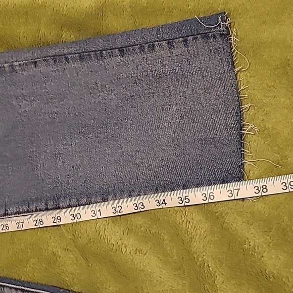 Blue Turtle Juniors Light Blue Washed Denim White Drawstring Waist Size 11 - Picture 6 of 12